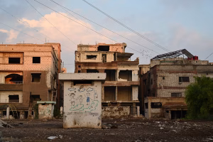 Yarmouk Camp devastation. A once-desired neighbourhood and safe haven for Palestinian refugees. Damascus, Syria. December 31, 2024. Photo by Elaf Al Photography / Shutterstock.